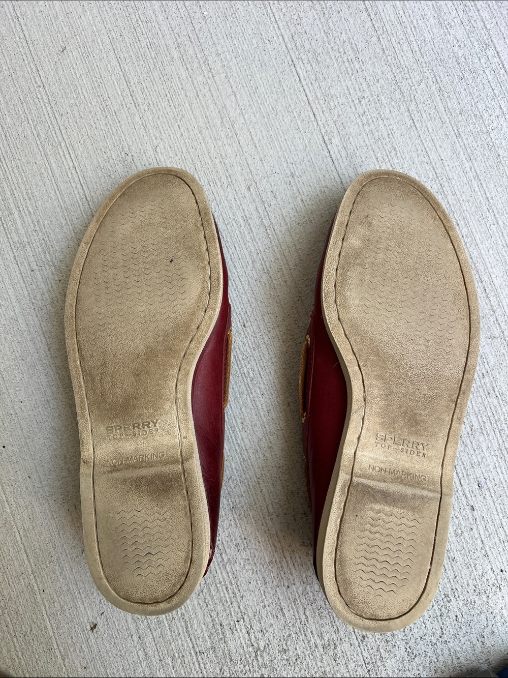 Sperry Top-Sider Gold Cup Dark Red Burgundy Leather Boat Shoes with Tan Laces 11 - Picture 6 of 11